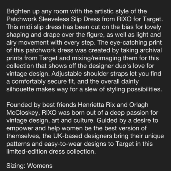 Patchwork Sleeveless Slip Dress - RIXO for Target - Picture 9 of 11